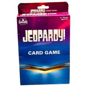 Jeopardy! Card Game By Goliath 216 Cards Fun Quiz Show Family Ages 12+